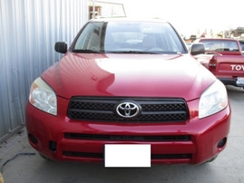 2007 TOYOTA RAV4 RED 2.4L AT 2WD Z15075